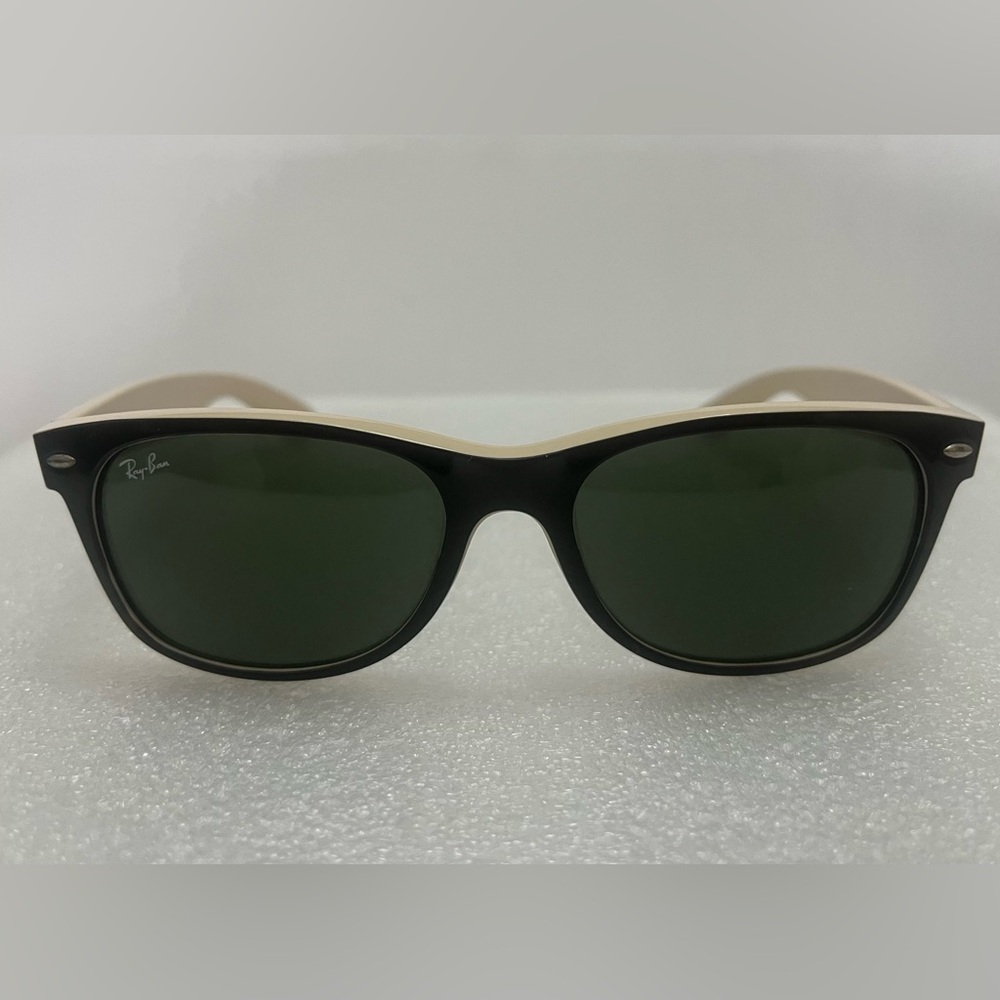 Ray-Ban New Wayfarer Sunglasses 
Black & Cream